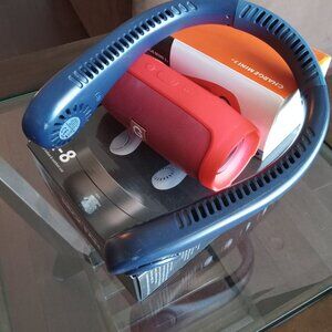 “Fresh Air. Fresh Tunes. Fresh Energy.” Portable Fan + Portable speaker